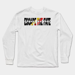 vintage typo Escape the Fate Long Sleeve T-Shirt